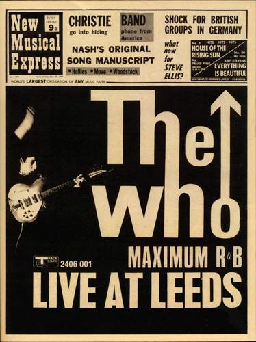 Cover of the May 23, 1970 issue of New Musical Express